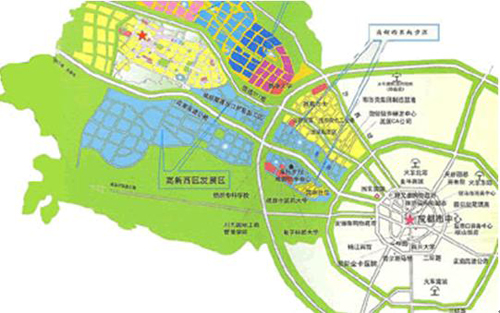 按照成都市新一轮城市总体规划,郫县分区规划范围确定为成都市主城区图片